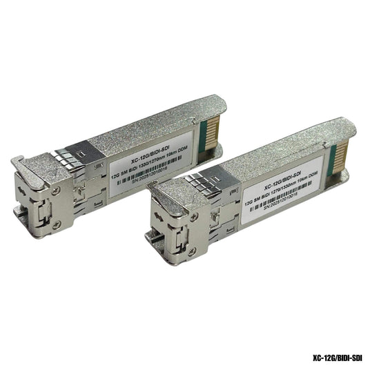 Transceptor óptico Mini GBIC LC SFP+ 12G BiDi-SDI 10km 1330/1270NM - LA CASA DEL TELEFONO