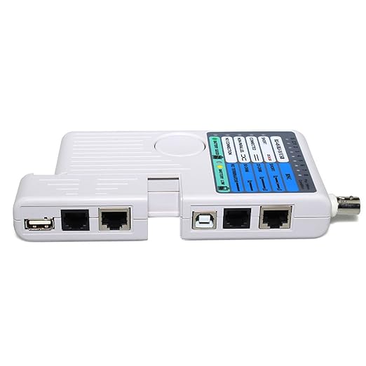 Probador de cable de red, telefónico, USB y BNC