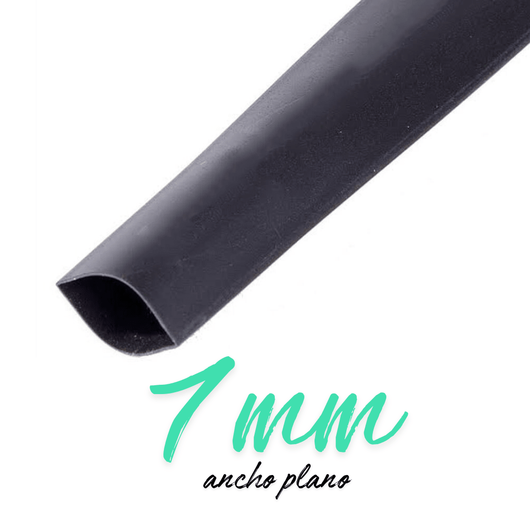 Tubo Termoencogible 7mm Negro MIYAKO RSFR-H7BK - LA CASA DEL TELEFONO