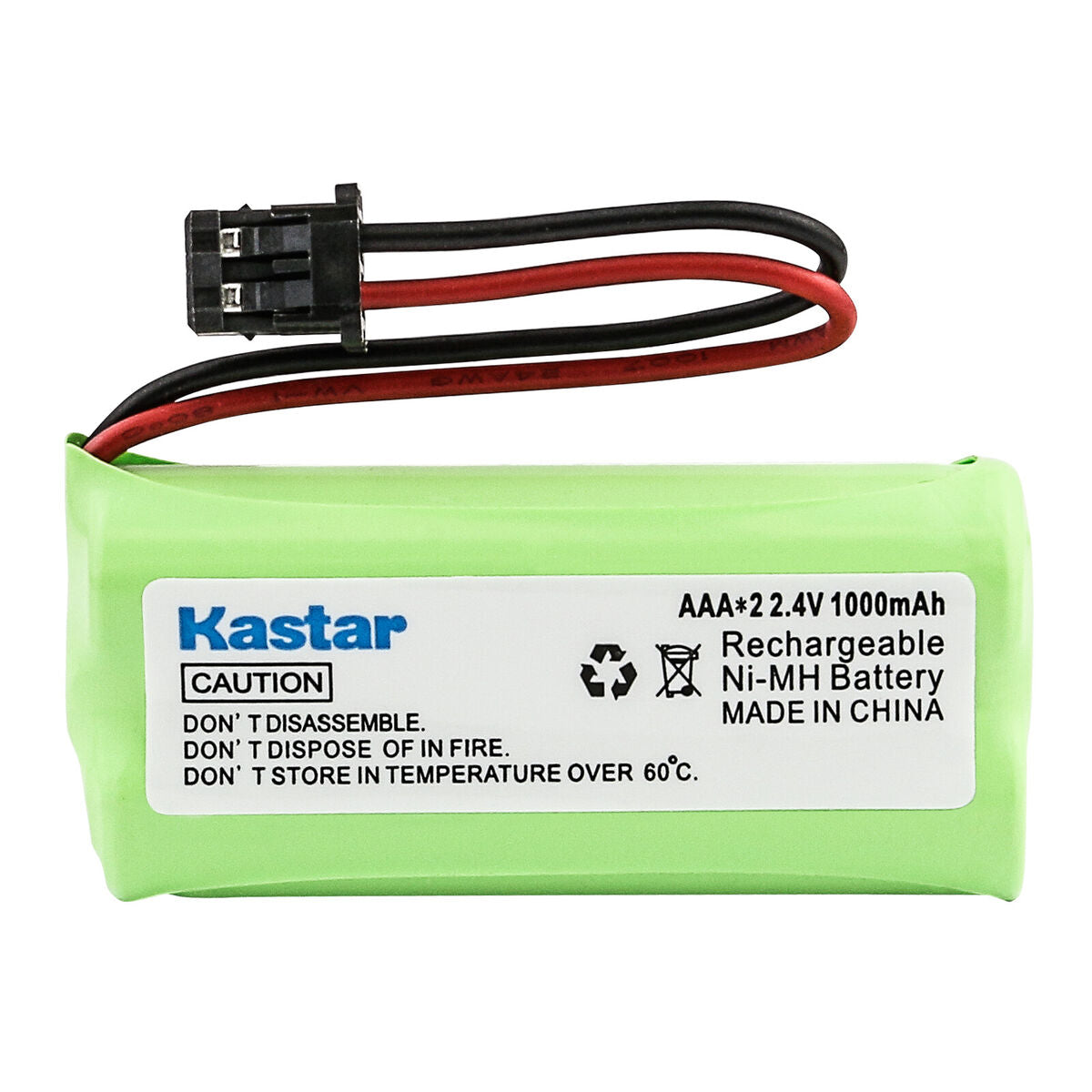 Batería recargable para teléfono inalámbrico, 2.4V 1000mAh – EBL BT-1008 / BT-1021