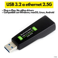 Adaptador USB a Ethernet 2.5G Waveshare