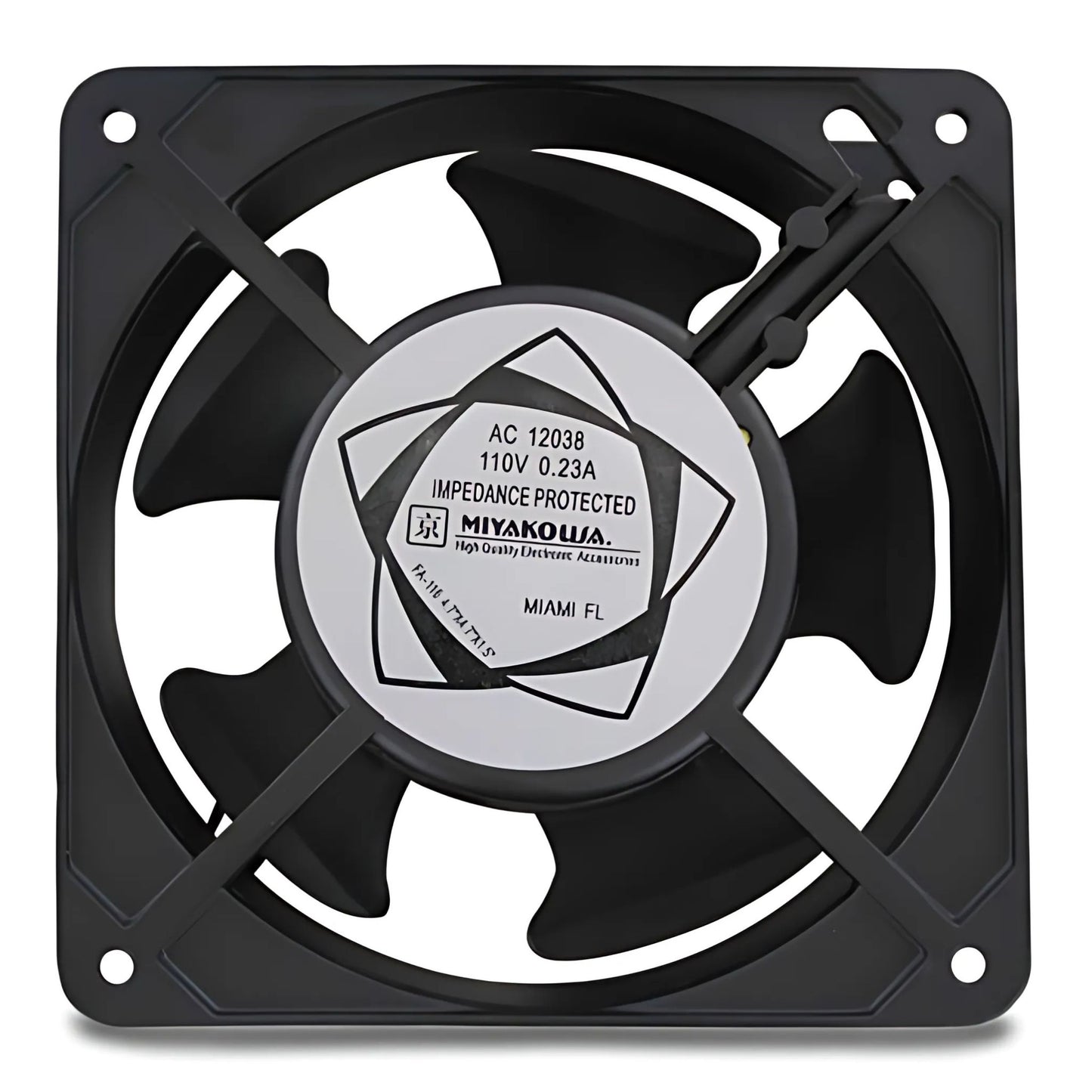 Ventilador para gabinete y rack MIYAKO FA-116 110V 