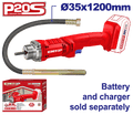 Vibrador de concreto 20V inalámbrico Emtop ECVL202301
