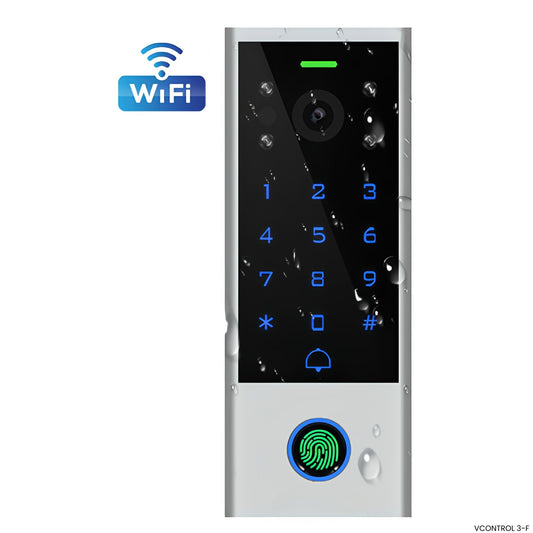 Videoportero WiFi Secukey VCONTROL 3-F cámara 1080P huella EM Tuya IP65