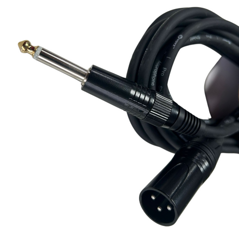 Cable de audio de 10 pies doble blindado Miyako VZ-M25-10FT