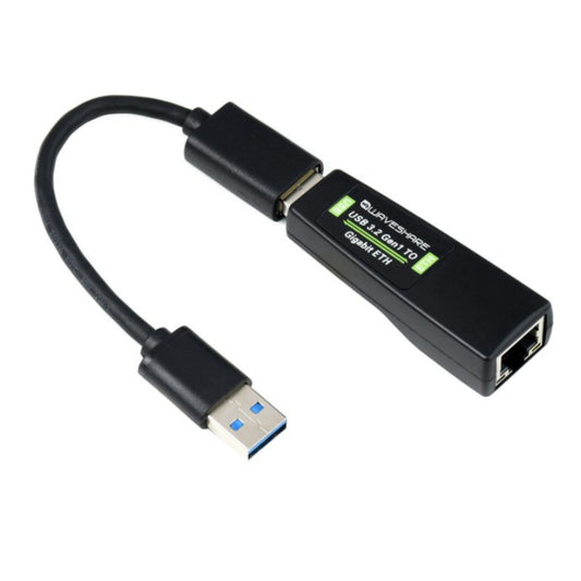 Adaptador USB 3.2 Gigabit Ethernet RJ45 Waveshare RTL8153 plug-and-play 