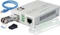Convertidor de medios de fibra óptica con módulo transceptor SFP LC 20km