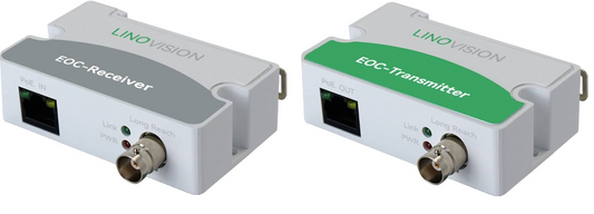 Convertidor PoE e IP sobre coaxial