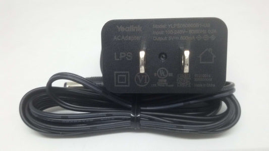 Adaptador de corriente Yealink YLPS050600B1-US de 5Vdc 600mA