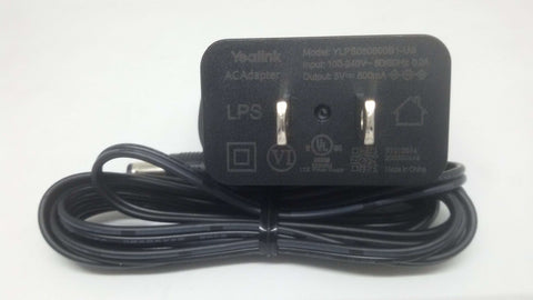 Adaptador de corriente Yealink YLPS050600B1-US de 5Vdc 600mA
