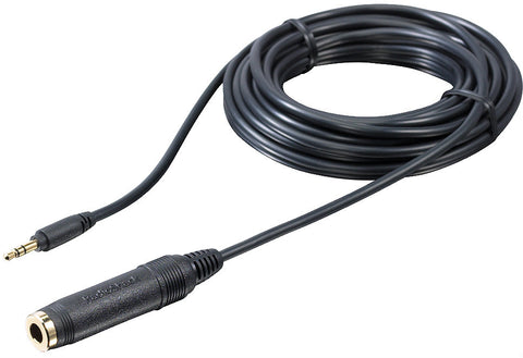 Cable de audio conector de 1/4" hembra a 1/8" macho