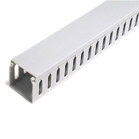 Canaleta ranurada 33x40mm, 2M de largo, en color gris – BD-3340G
