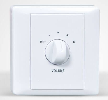Atenuador de volumen de 60W para Sistemas PA, 5 posiciones – VC-024