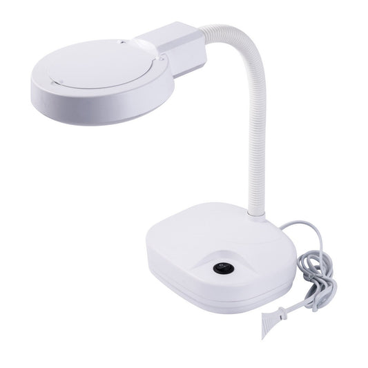 Lámpara de escritorio con lupa y cuello flexible – 8611-D