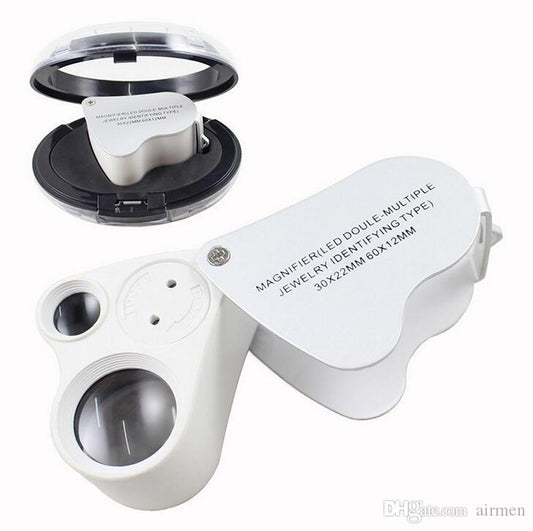 Lupa de bolsillo para joyero con zoom de 30x / 60x – 9889