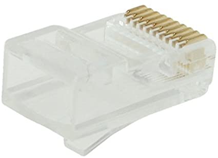 Conector de 10 pines 10 conductores RJ50
