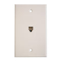 Tapa para teléfono de 1 salida, 4C, RJ-11, color blanco – NTP-2402 Quest