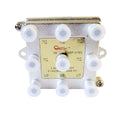 Splitter para señal de cable TV satelital de 8 salidas, vertical, 1Ghz - Quest VSP-4180