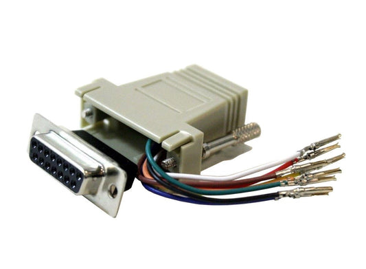 Adaptador modular D-Sub DB15 hembra a RJ45 – NMA-8409 Quest