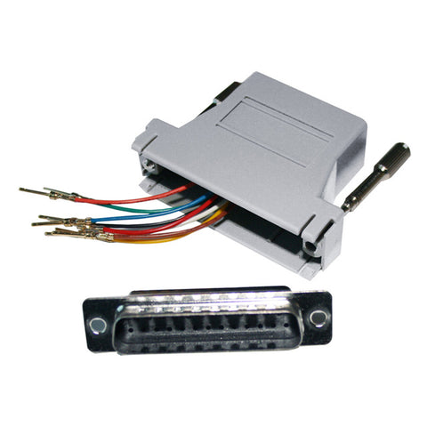 Adaptador modular D-Sub DB25 macho a RJ45 – NMA-8509 Quest