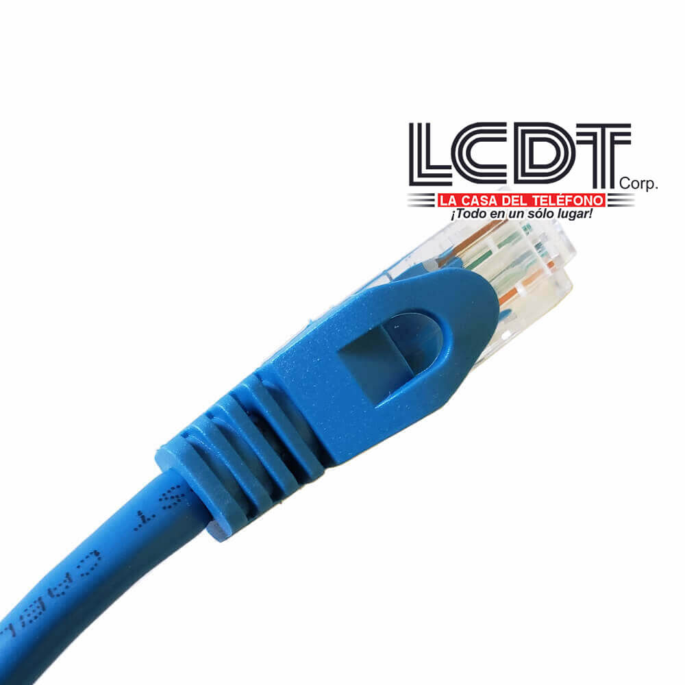NPC-1225 – QUEST Patch Cord UTP CAT5e Azul, 25 Pies