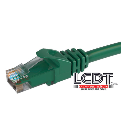 NPC-1610 – QUEST Patch Cord UTP CAT5e Verde, 10 Pies
