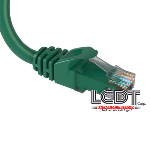 NPC-1650 – QUEST Patch Cord UTP CAT5e Verde, 50 Pies