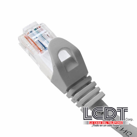 NPC-6950 – QUEST Patch Cord UTP CAT6 Gris, 50 Pies