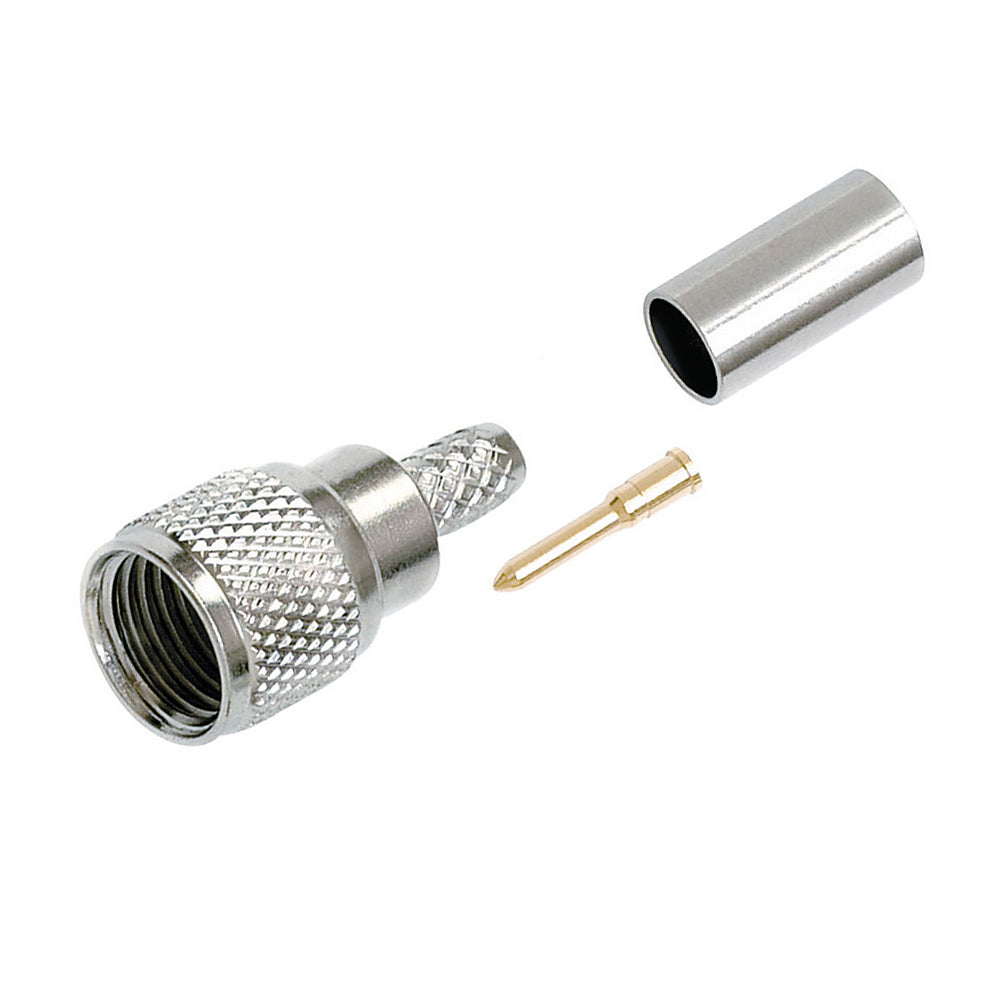 Conector Mini-UHF macho para cable RG-58, 3 pcs, para crimpar – Quest CMU-3112