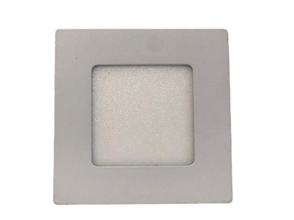 Panel LED cuadrado de 3 watts, luz blanca, montaje empotrable, acabado en color blanco, 100-277V – TekLed 165-036204