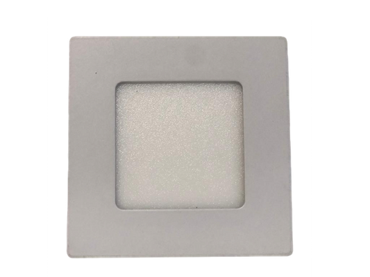 Panel LED cuadrado de 3 watts, luz blanca, montaje empotrable, acabado en color blanco, 100-277V – TekLed 165-036204