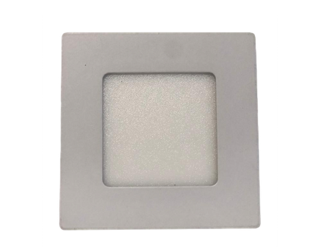 Panel LED cuadrado de 3 watts, luz blanca, montaje empotrable, acabado en color blanco, 100-277V – TekLed 165-036204