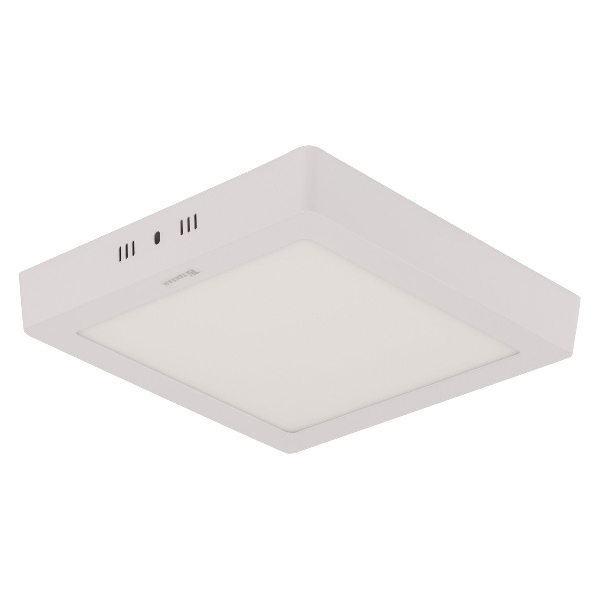 Panel LED cuadrado de 12 watts, luz neutra, montaje superficial, acabado en color blanco, 100-277V – TekLed 165-03961