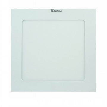 Panel LED cuadrado de 12 watts, luz blanca, montaje superficial, acabado en color blanco, 100-277V – TekLed 165-03962