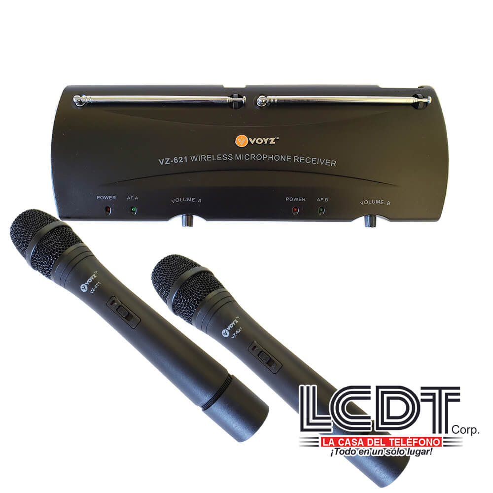 VZ-621 – Sistema de micrófonos inalámbricos de 2CH