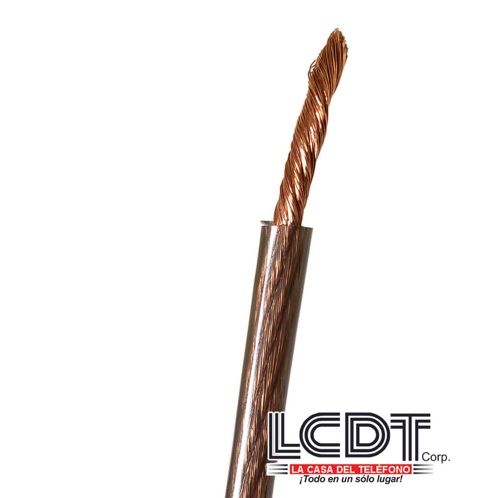 Cable de poder 10AWG chaqueta negra libre de oxígeno, por pie