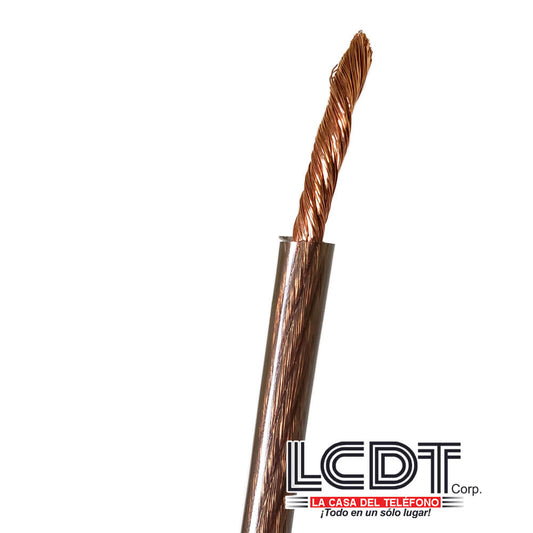 Cable de poder 10AWG chaqueta negra libre de oxígeno, por pie