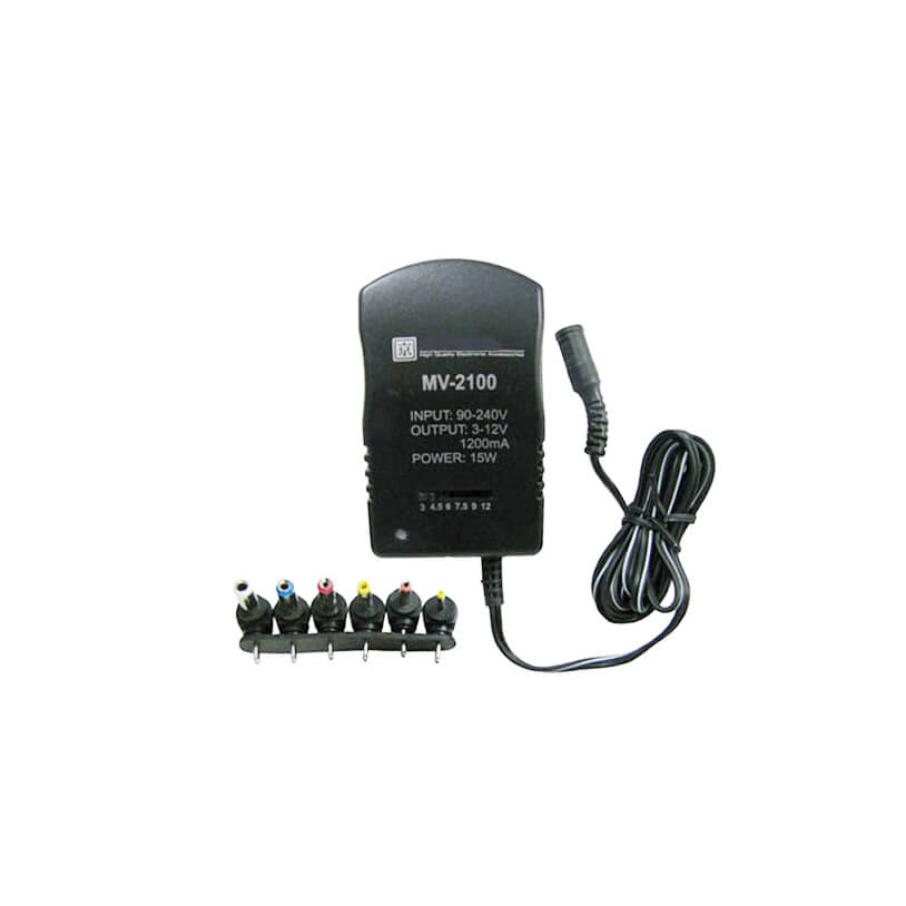 Adaptador 3-12Vdc 1200mA - MV-2100