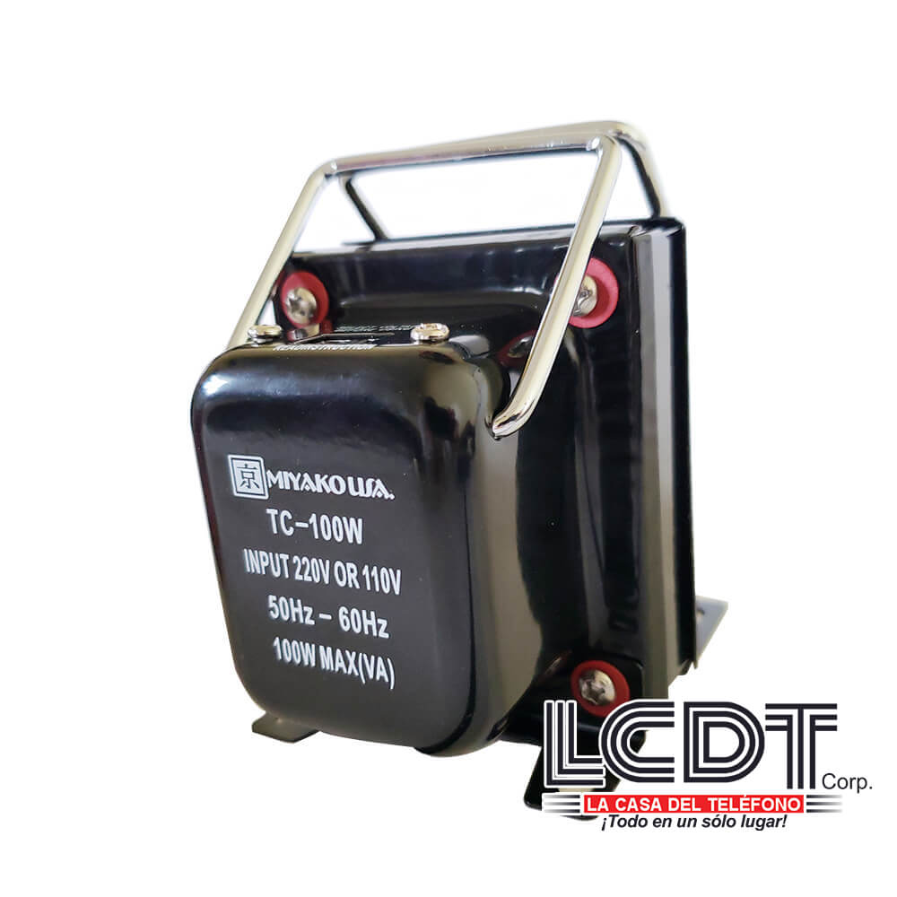 Convertidor de voltaje 110 ↔ 220VAC de 100W - TC-100W