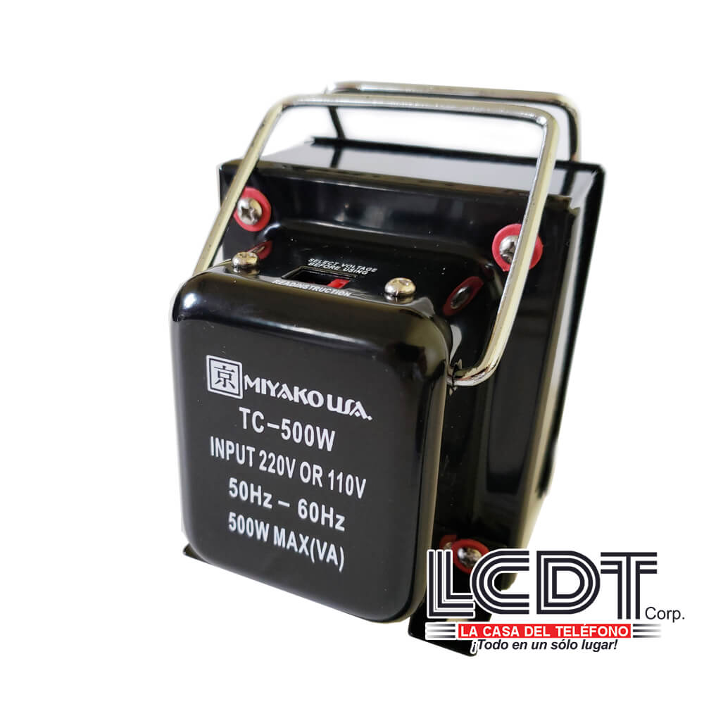 Convertidor de voltaje 110 ↔ 220VAC de 500W - TC-500W