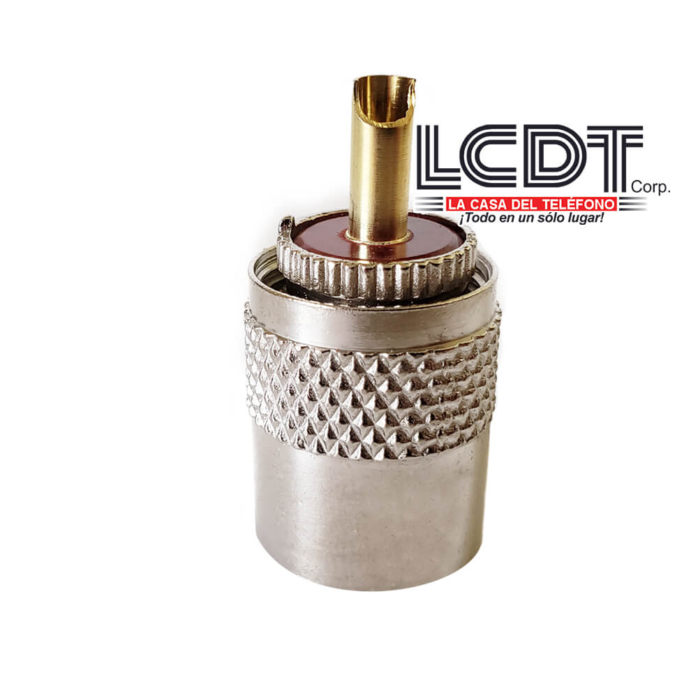 PL-259A – Conector UHF macho para RG-58