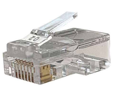 Paquete con 10 conectores EZ RJ45 UTP para redes CAT6 – Miyako 23-QCAT6