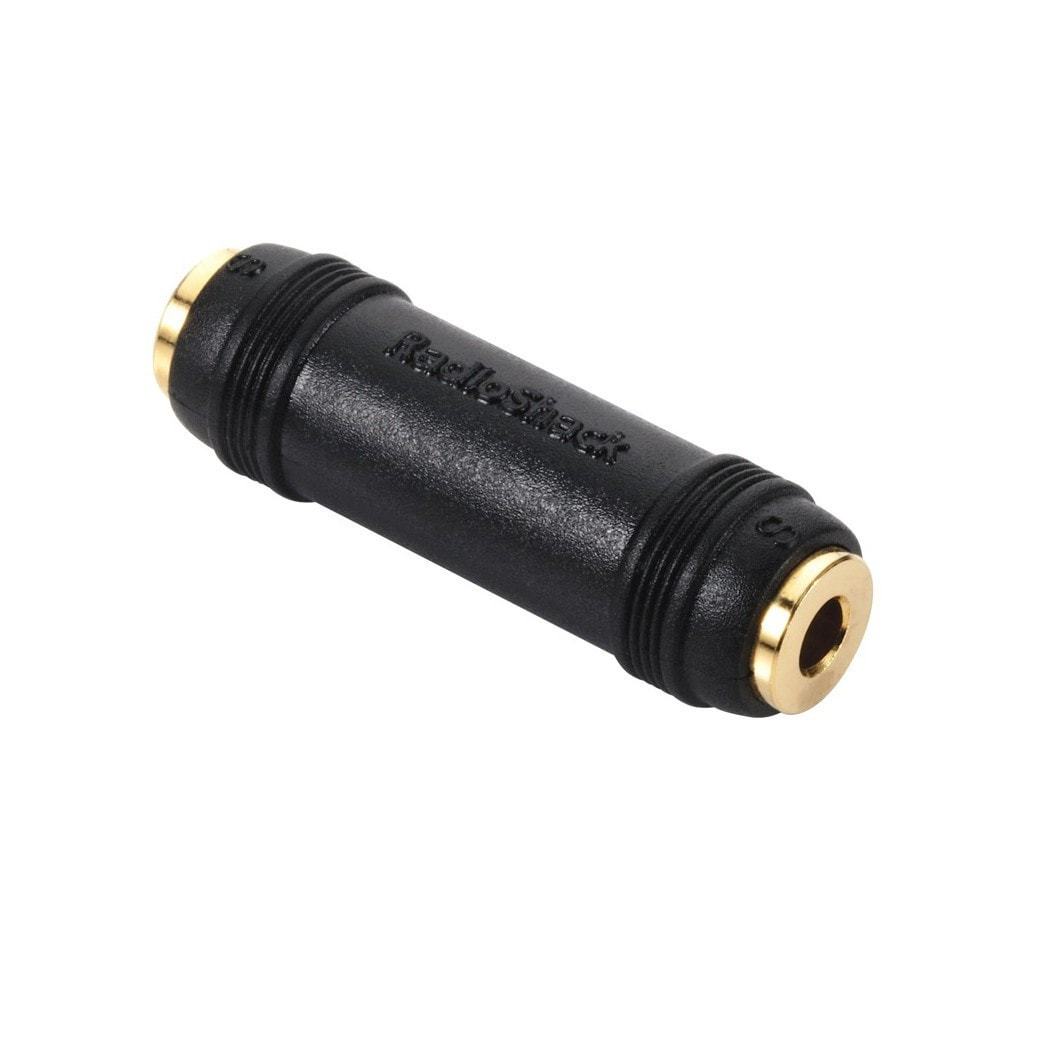 Acoplador unión estéreo para conectores 1/8” 3.5mm – 274-0077 Radio Shack