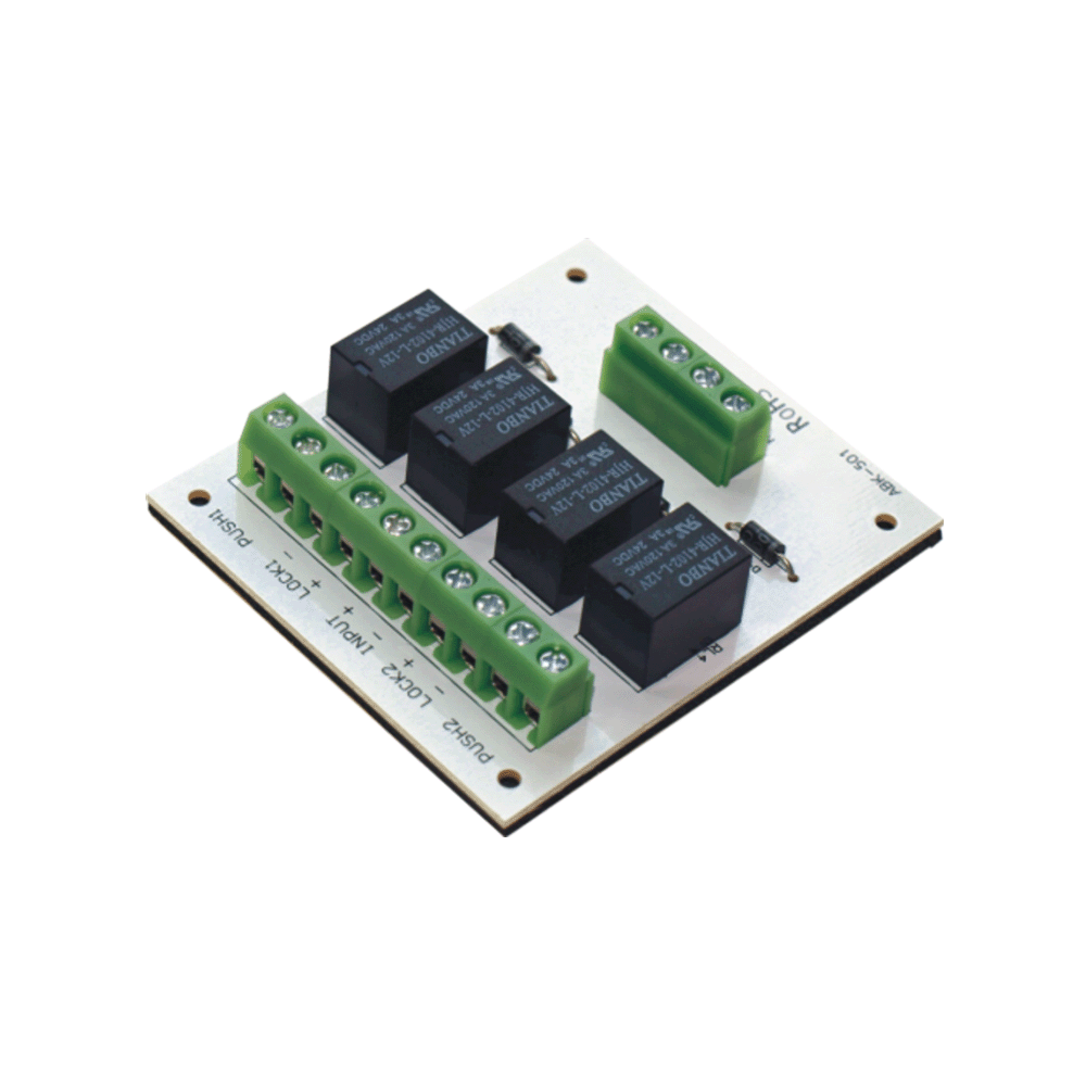 Módulo relé para sistema de esclusa de 2 puertas – PCB-501