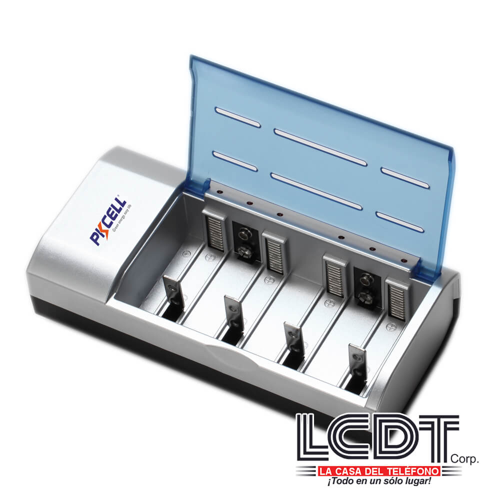 8182 – Cargador para baterías AA / AAA / C / D / 9V Ni-Mh Ni-Cd