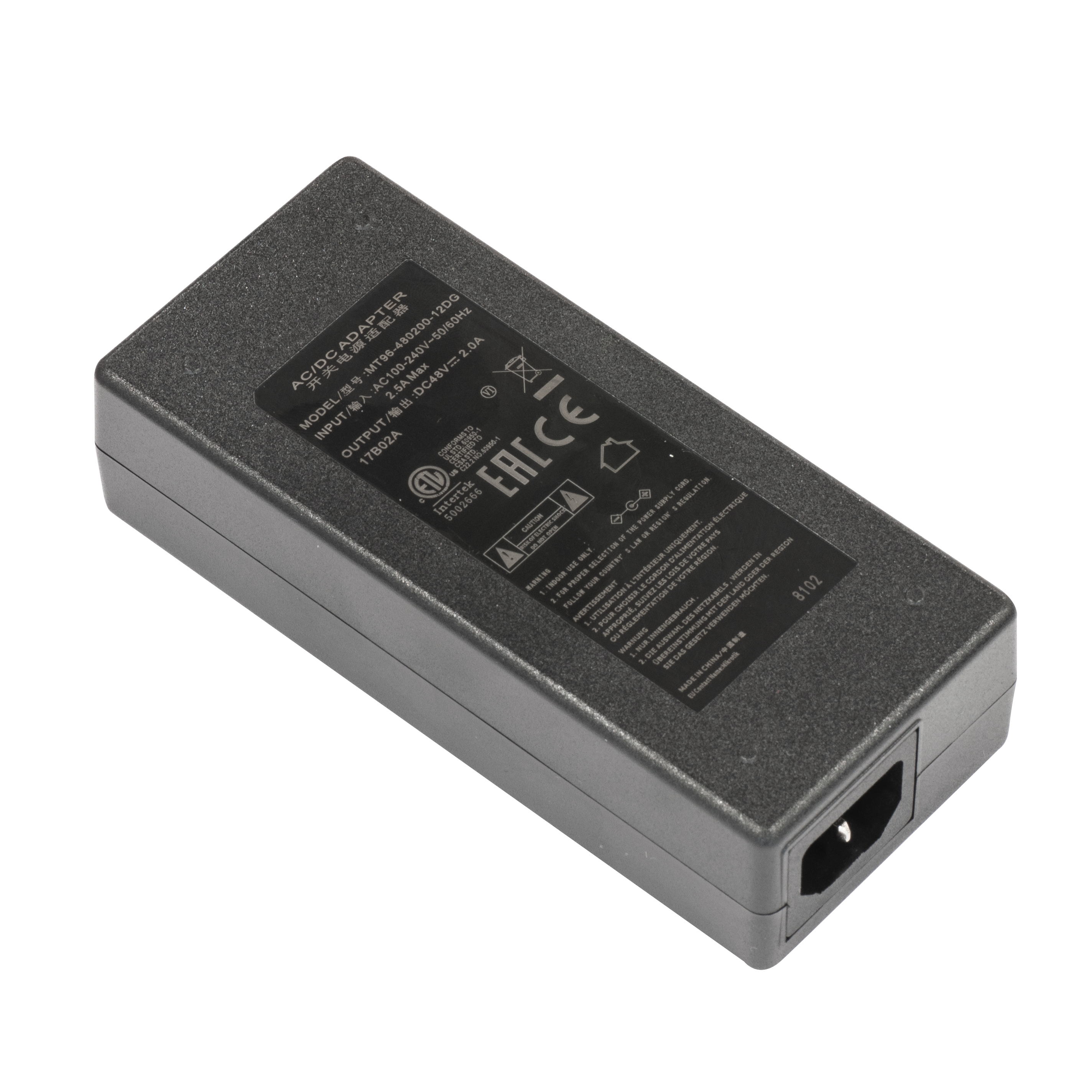 Fuente de poder 48VDC 2A 96W – 48V2A96W Mikrotik
