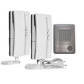 Portero Commax 2 intercomunicadores y una puerta