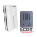 Kit completo de Audio portero Commax: Teléfono DP-2HPR y estación de puerta DR-2K