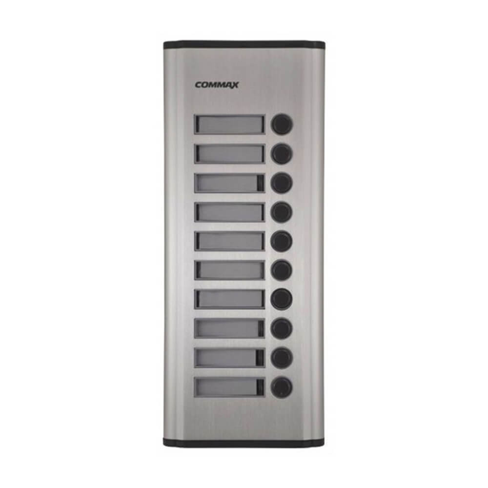 Botonera de ampliación Commax DR-10KS con 10 botones, compatible con DR-nKM