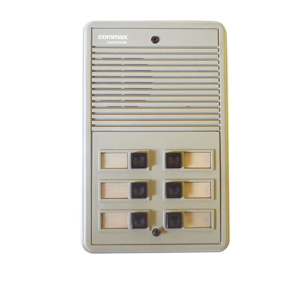 Estación de puerta Commax DR-6MS, con 6 botones